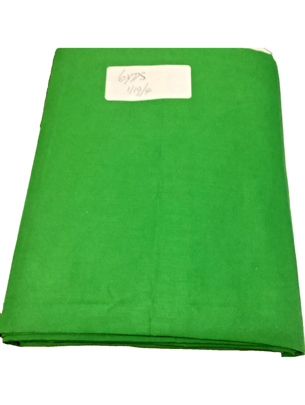 6 Yds Solid Irish GreenFabric MDG